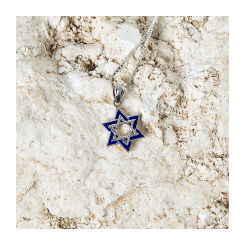 שרשרת תליון כסף סטרלינג כפול S... | מתנה יהודית מישראל